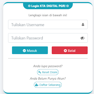 Register PGRI Kota Cilegon - Persatuan Guru Republik Indonesia Cabang Kota Cilegon